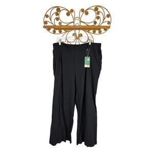 NEW Halara high waisted 100% Cotton wide leg pants 2x